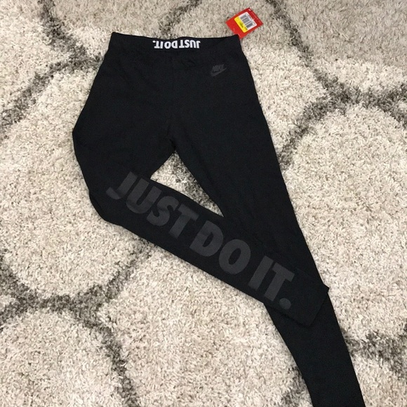 nike leggings with just do it on the side